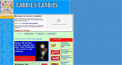 Desktop Screenshot of carriescandies.com